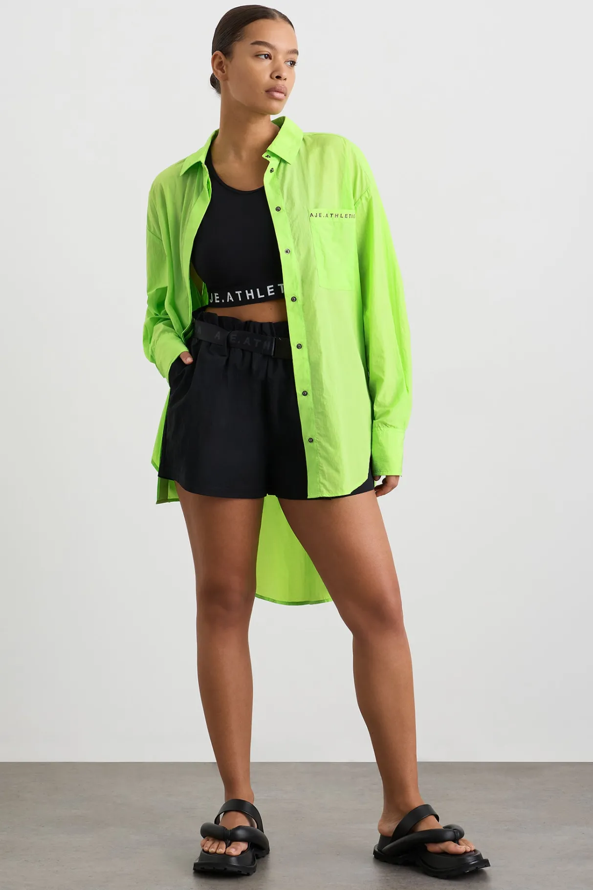windbreaker_shirt__7-3.webp Fashion Aje ATHLETICA Windbreaker Shirt 406 Lime Green