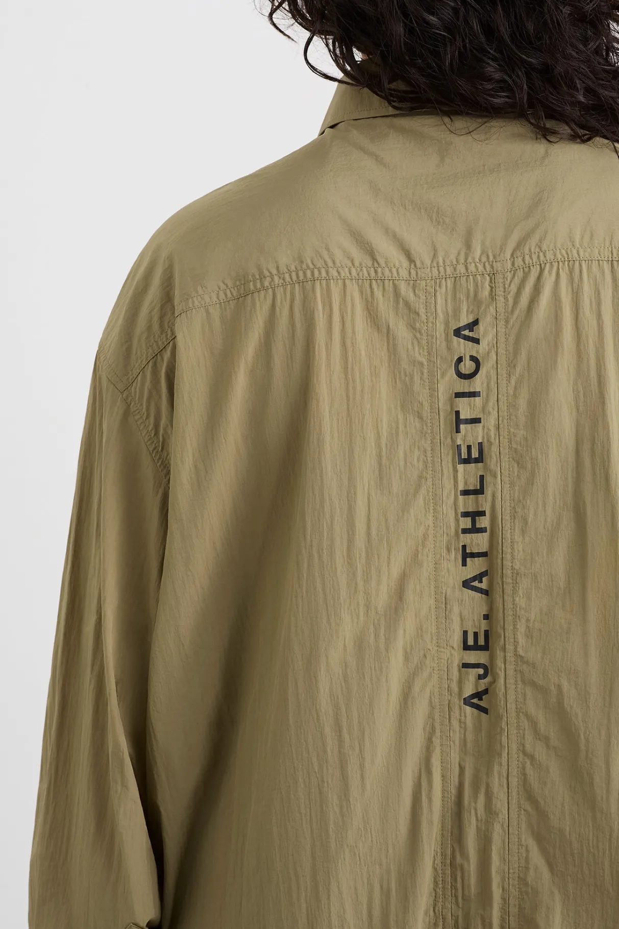 windbreaker_shirt__7.webp Best Sale Aje ATHLETICA Windbreaker Shirt 406 Soft Khaki/Black