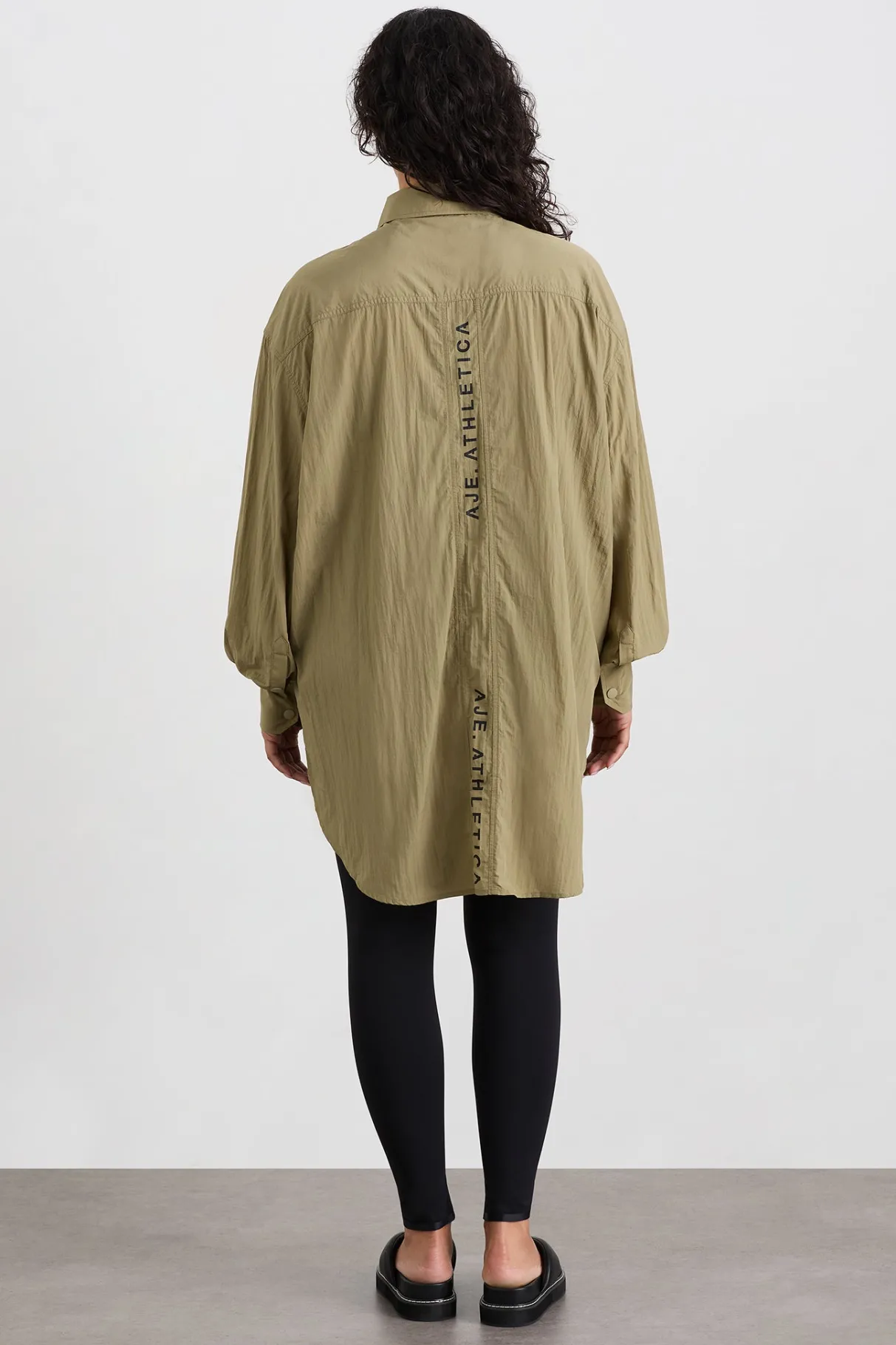 windbreaker_shirt__8.webp Best Sale Aje ATHLETICA Windbreaker Shirt 406 Soft Khaki/Black