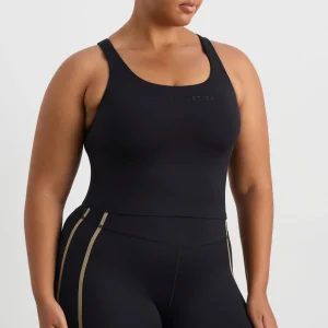 New Aje ATHLETICA Winding Road Bra Tank 372 Black