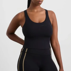 New Aje ATHLETICA Winding Road Bra Tank 372 Black