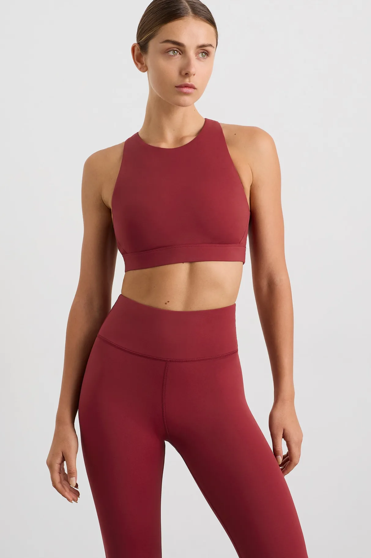 winding_road_high_neck_bra__3-1.webp Discount Aje ATHLETICA Winding Road High Neck Bra 364 Plum Red