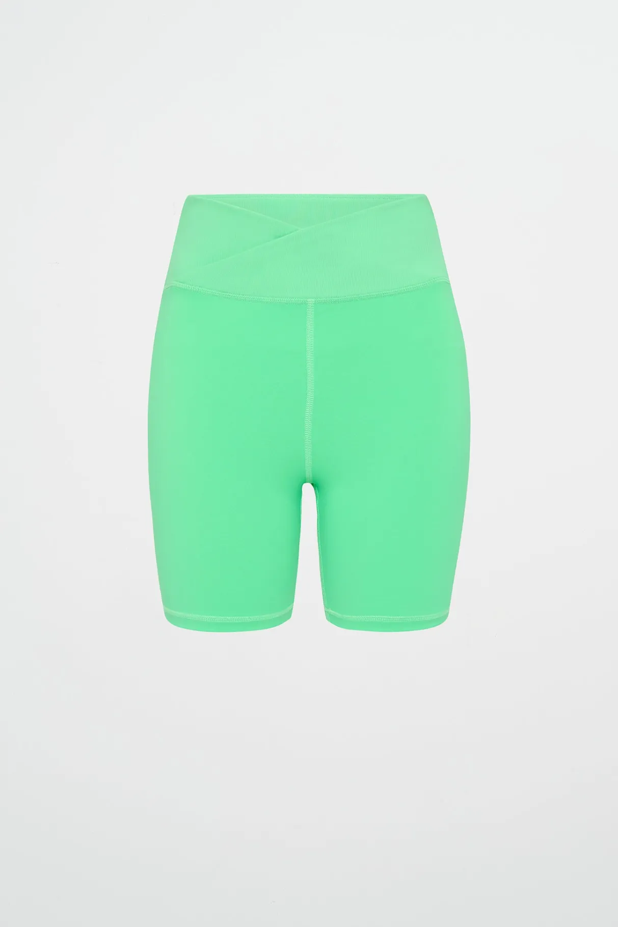 wrap_front_bike_short__1.webp Clearance Aje ATHLETICA Wrap Front Bike Short 614 Marine Green
