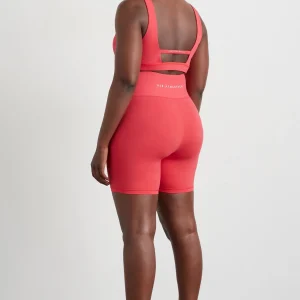 Hot Aje ATHLETICA Wrap Front Bike Short 614 Watermelon Pink