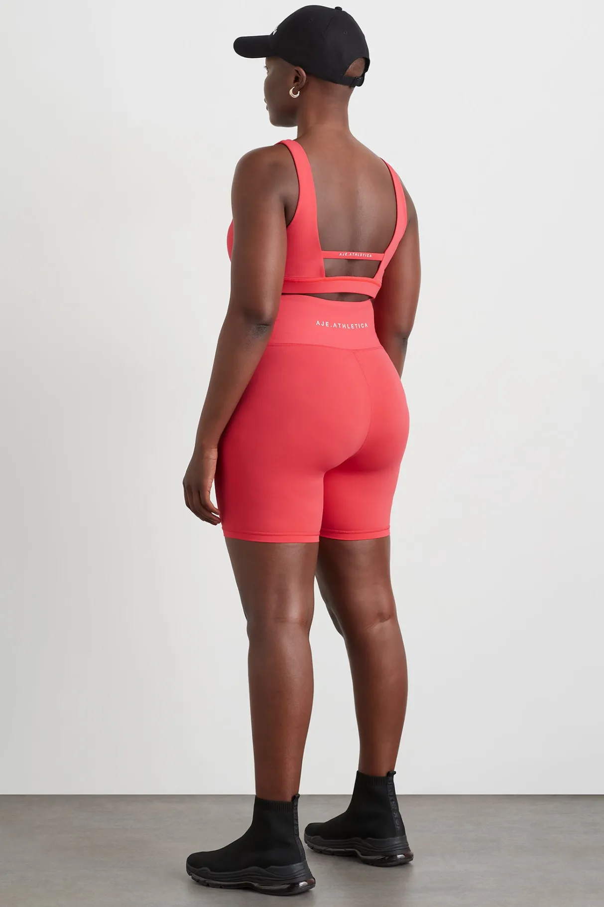 wrap_front_bike_short__11-1.webp Hot Aje ATHLETICA Wrap Front Bike Short 614 Watermelon Pink