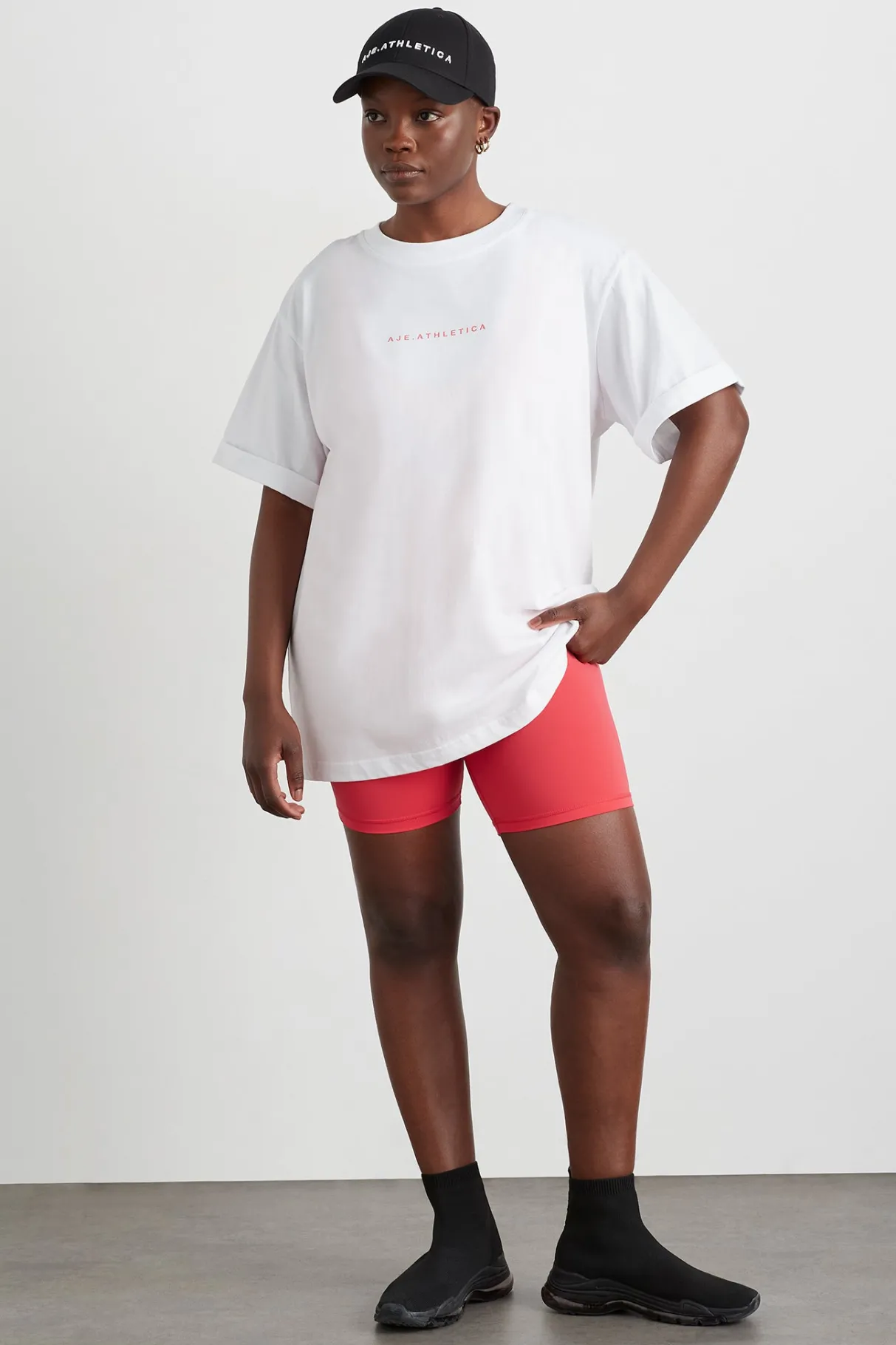 wrap_front_bike_short__12-1.webp Hot Aje ATHLETICA Wrap Front Bike Short 614 Watermelon Pink