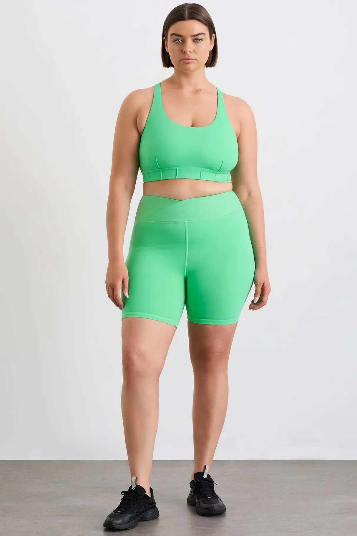 wrap_front_bike_short__13.webp Clearance Aje ATHLETICA Wrap Front Bike Short 614 Marine Green
