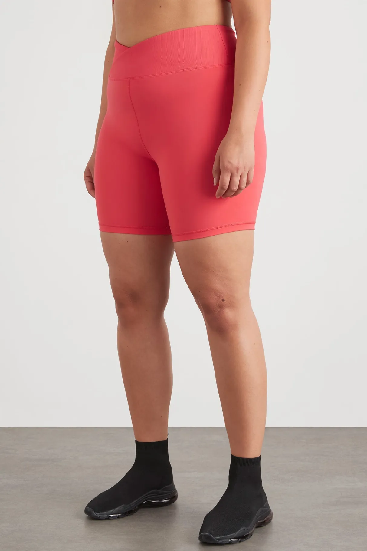 wrap_front_bike_short__14-1.webp Hot Aje ATHLETICA Wrap Front Bike Short 614 Watermelon Pink