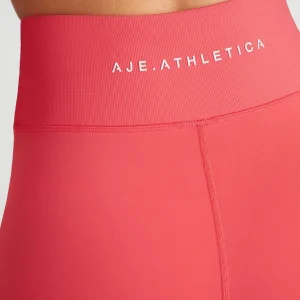 Hot Aje ATHLETICA Wrap Front Bike Short 614 Watermelon Pink