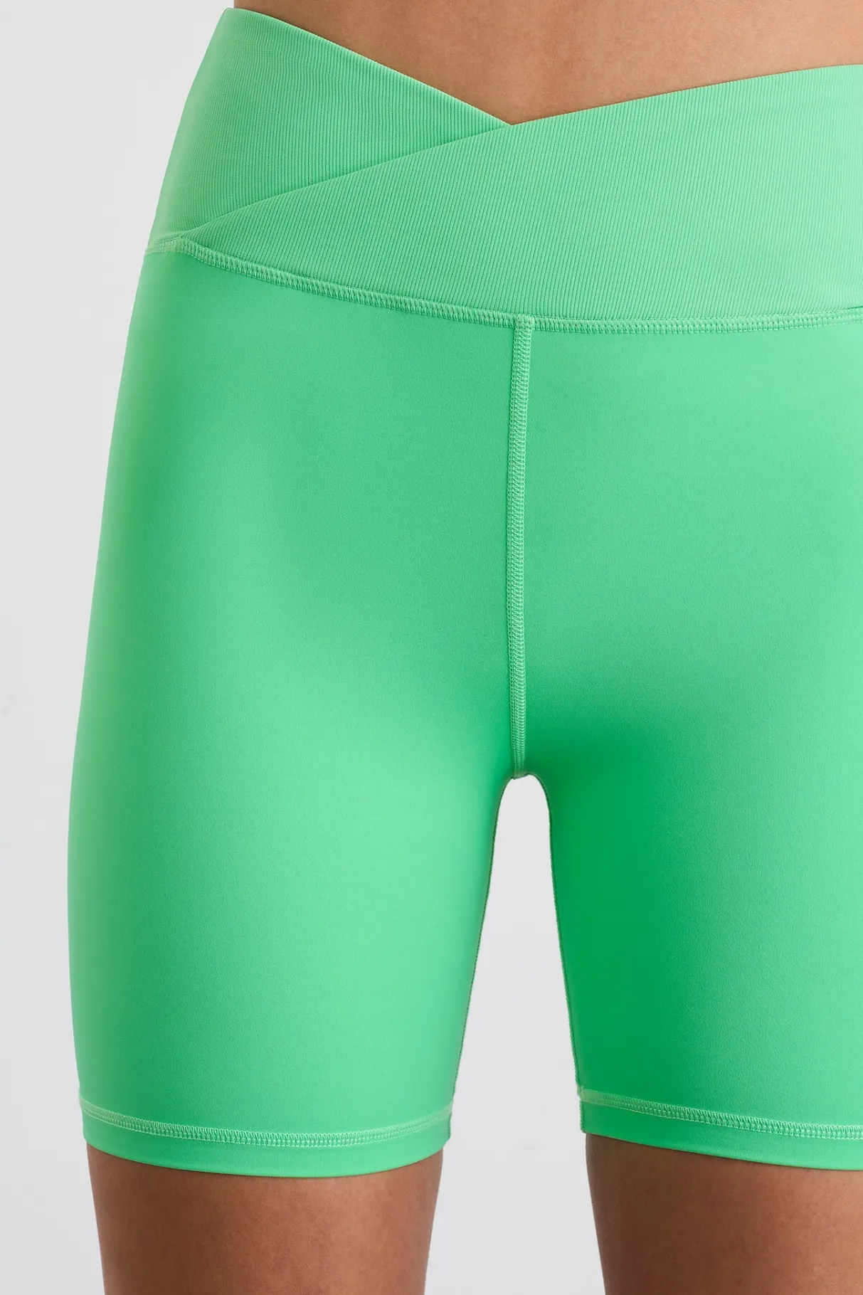 wrap_front_bike_short__3.webp Clearance Aje ATHLETICA Wrap Front Bike Short 614 Marine Green