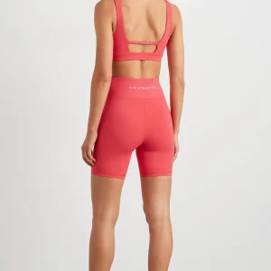 Hot Aje ATHLETICA Wrap Front Bike Short 614 Watermelon Pink