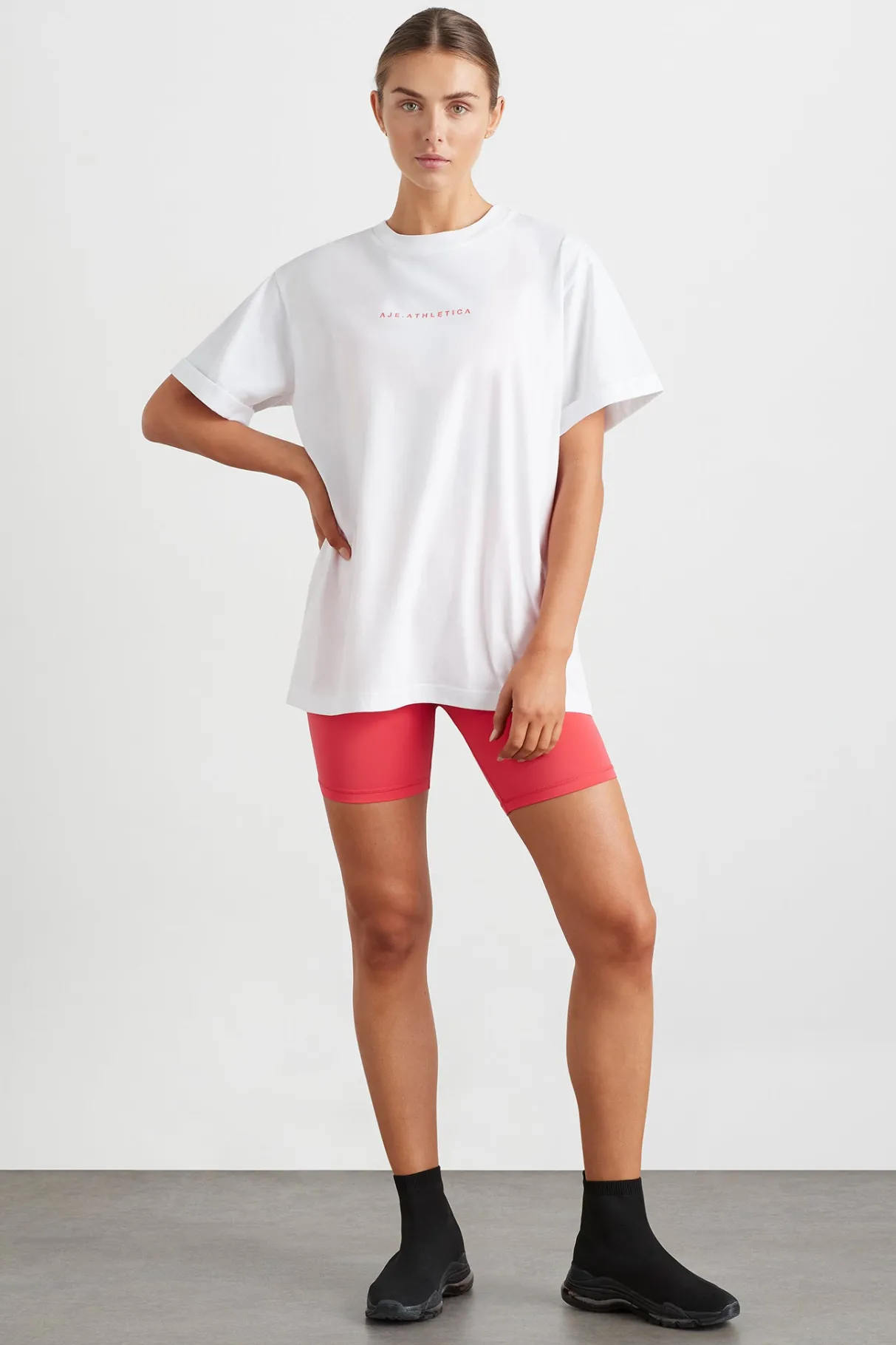 wrap_front_bike_short__6-1.webp Hot Aje ATHLETICA Wrap Front Bike Short 614 Watermelon Pink