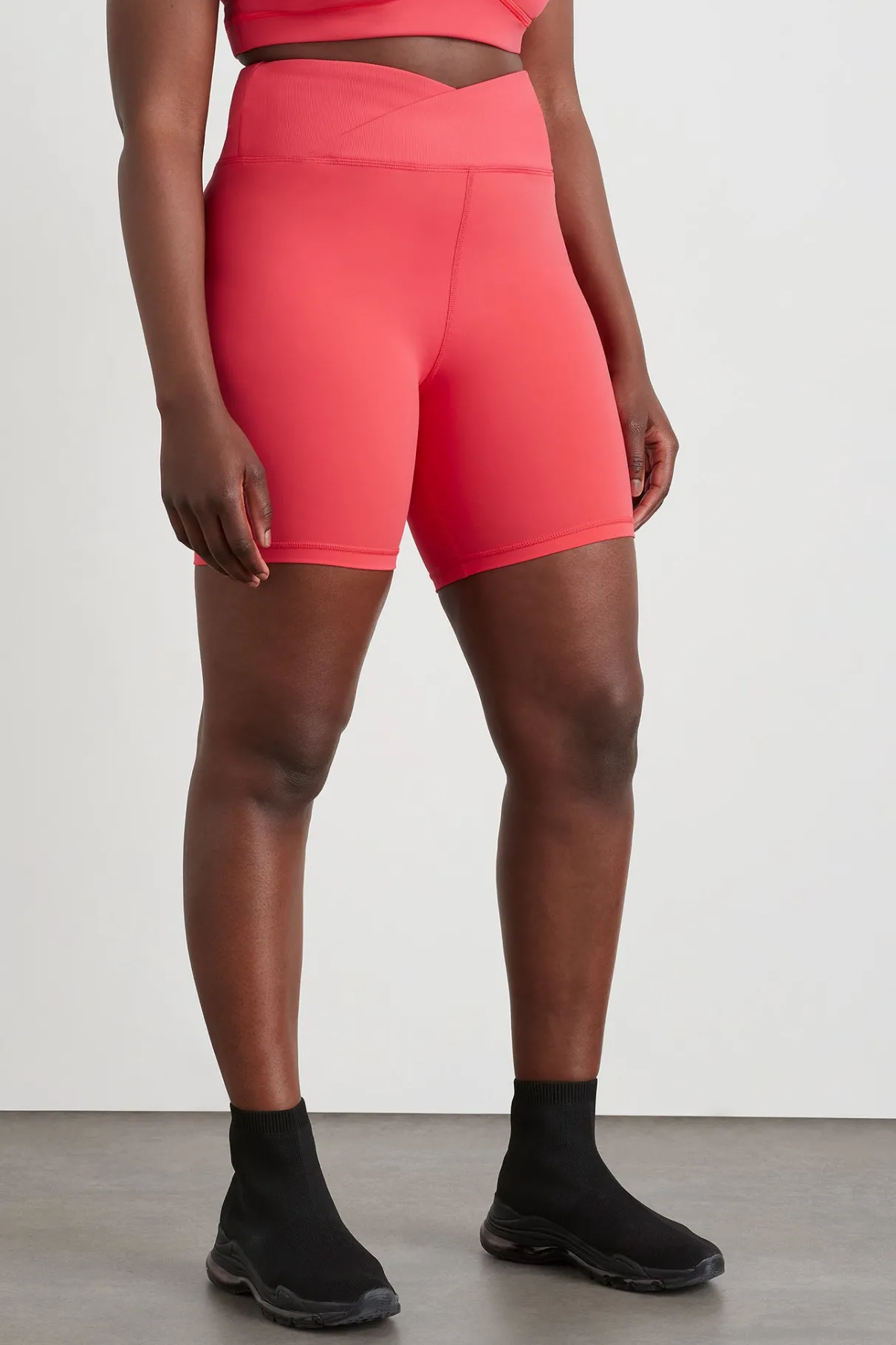 wrap_front_bike_short__8-1.webp Hot Aje ATHLETICA Wrap Front Bike Short 614 Watermelon Pink