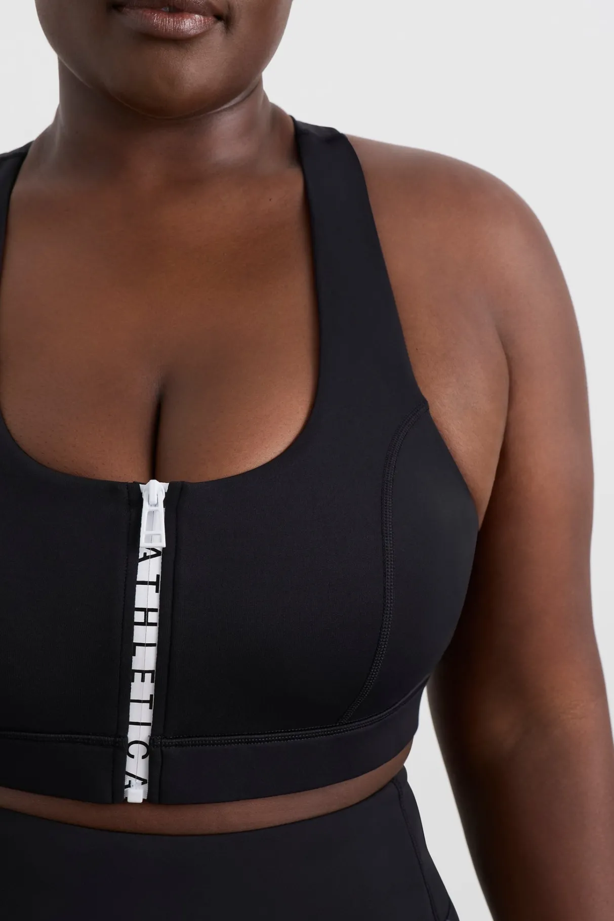 zip_front_logo_mesh_bra__12.webp Cheap Aje ATHLETICA Zip Front Logo Mesh Bra 329 Black