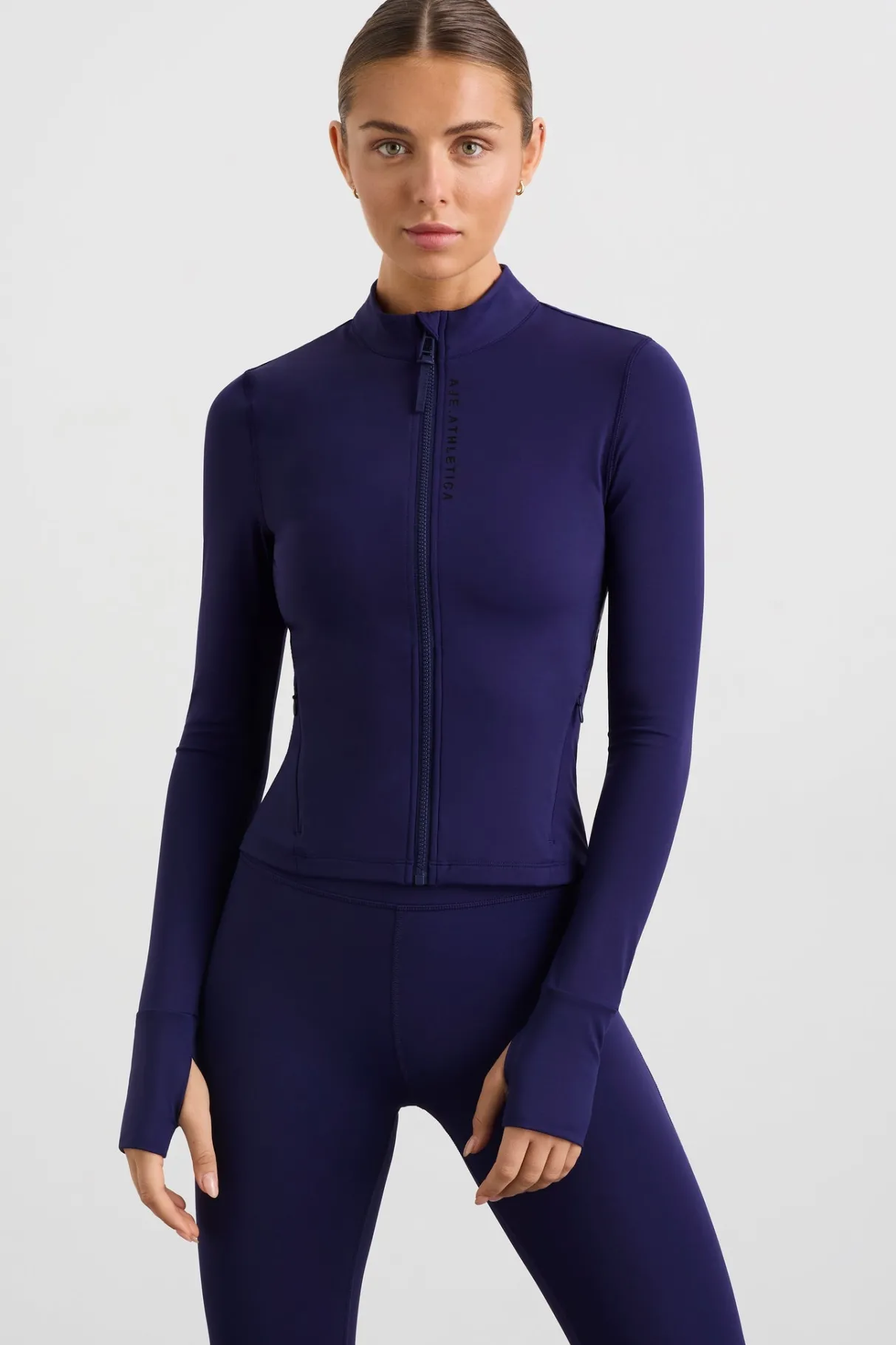 zip_front_running_jacket__0.webp Sale Aje ATHLETICA Zip Front Running Jacket 709 Navy