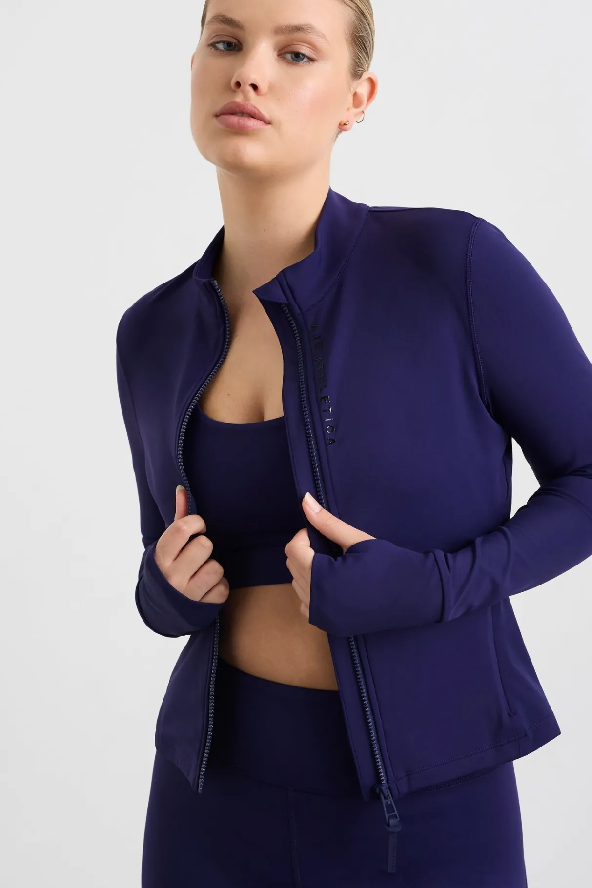 zip_front_running_jacket__12.webp Sale Aje ATHLETICA Zip Front Running Jacket 709 Navy