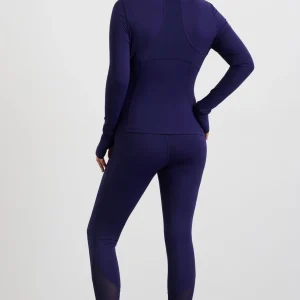 Sale Aje ATHLETICA Zip Front Running Jacket 709 Navy