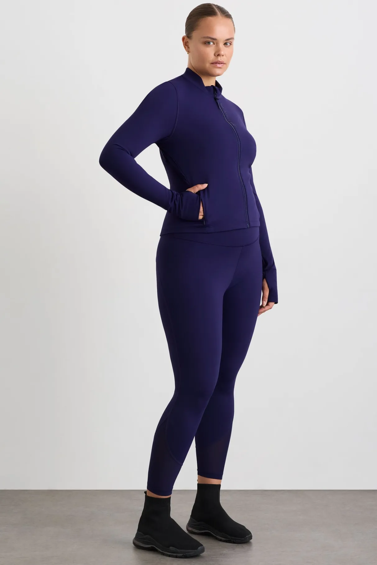 zip_front_running_jacket__15.webp Sale Aje ATHLETICA Zip Front Running Jacket 709 Navy