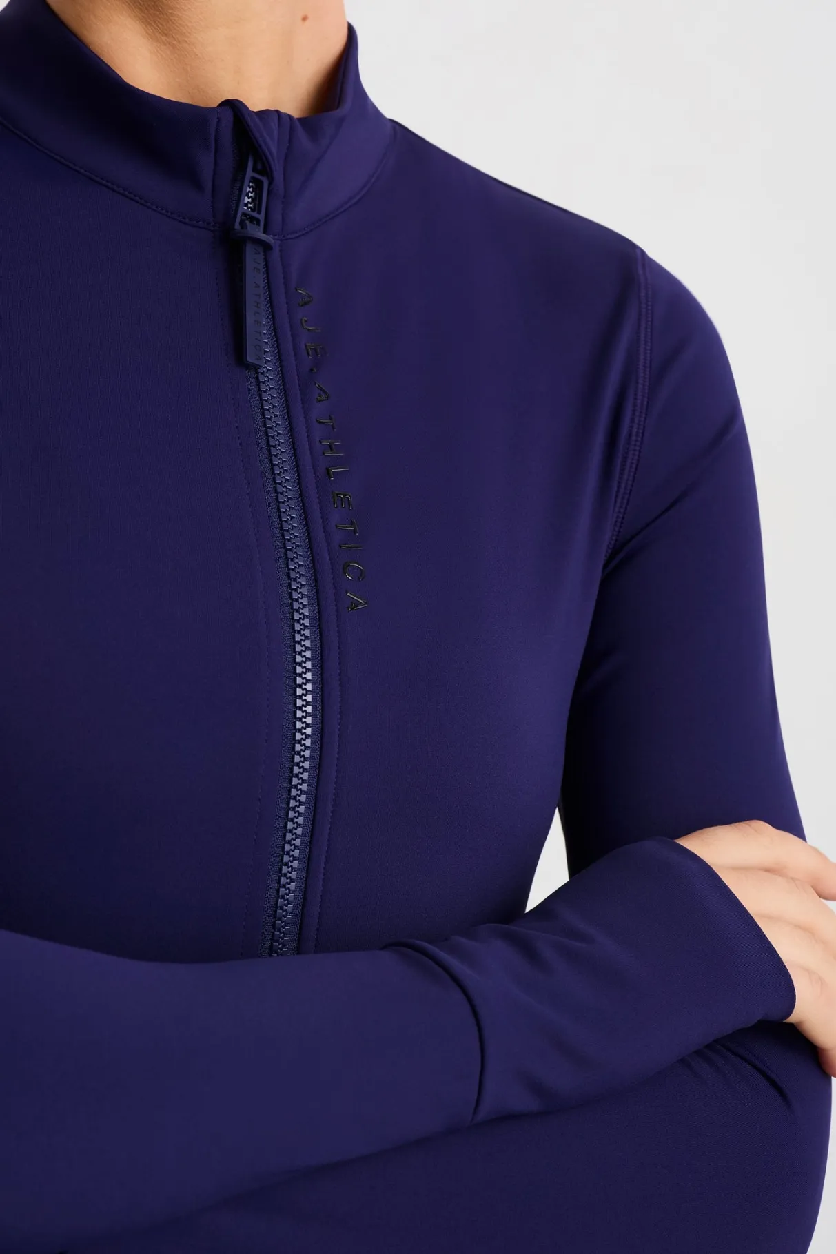 zip_front_running_jacket__3.webp Sale Aje ATHLETICA Zip Front Running Jacket 709 Navy
