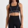 Flash Sale Aje ATHLETICA Zip Front Sports Bra 329 Black
