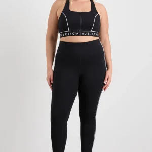 Flash Sale Aje ATHLETICA Zip Front Sports Bra 329 Black