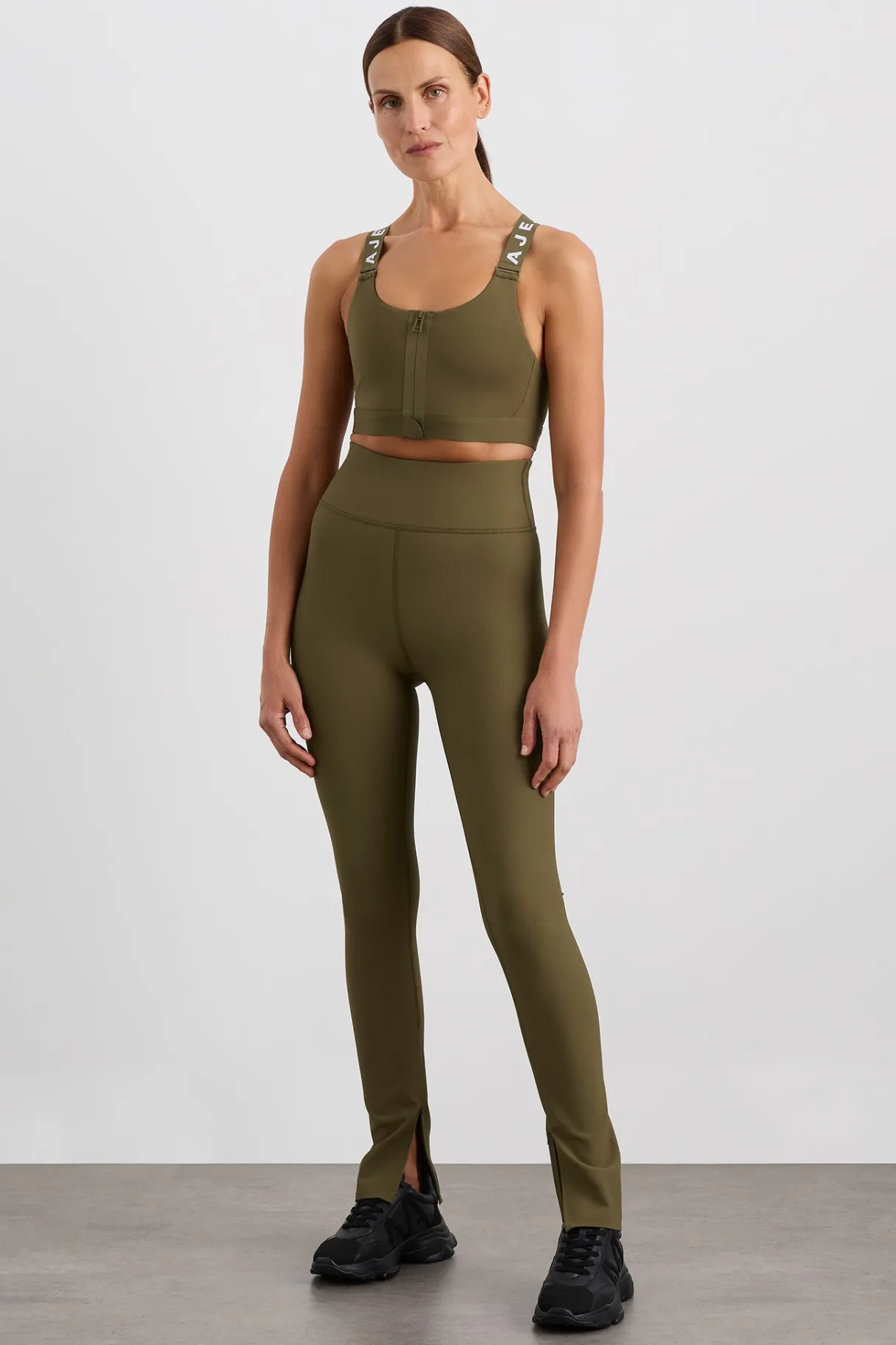 zip_hem_full_length_legging__0.webp Hot Aje ATHLETICA Zip Hem Full Length Legging 205 Deep Khaki