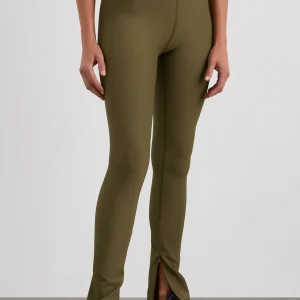 Hot Aje ATHLETICA Zip Hem Full Length Legging 205 Deep Khaki