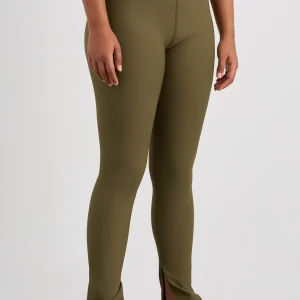 Hot Aje ATHLETICA Zip Hem Full Length Legging 205 Deep Khaki