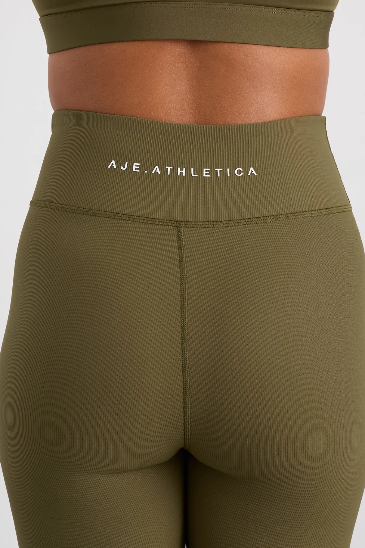zip_hem_full_length_legging__7.webp Hot Aje ATHLETICA Zip Hem Full Length Legging 205 Deep Khaki
