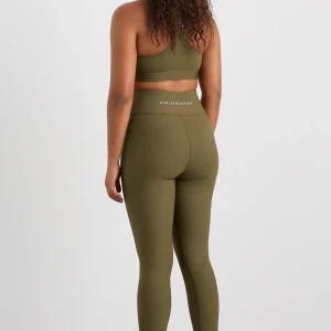 Hot Aje ATHLETICA Zip Hem Full Length Legging 205 Deep Khaki
