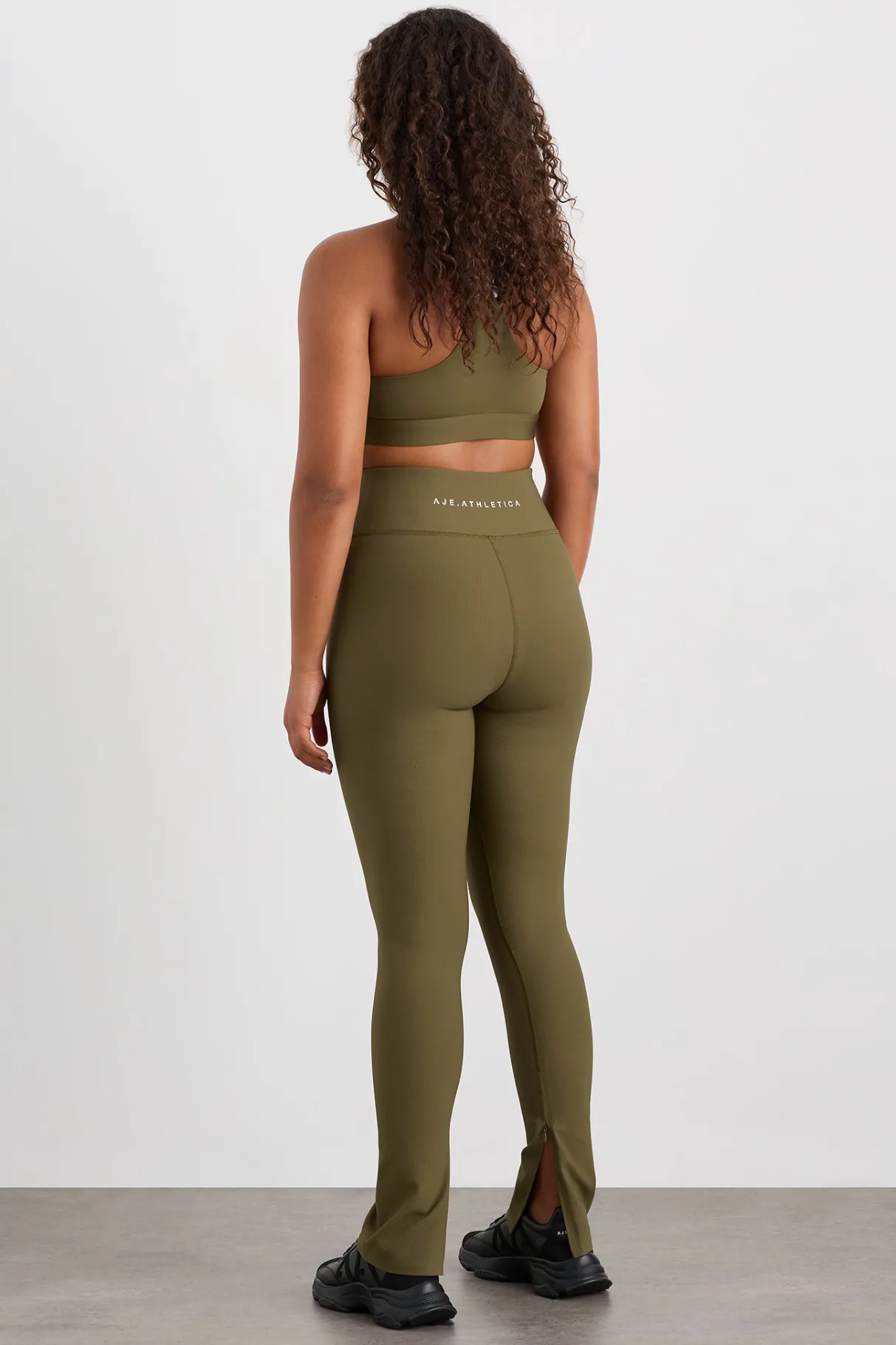 zip_hem_full_length_legging__8.webp Hot Aje ATHLETICA Zip Hem Full Length Legging 205 Deep Khaki