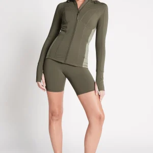 Outlet Aje ATHLETICA Zip Up Jacket 709 Forest Green/Sage