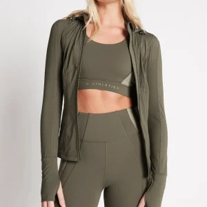 Outlet Aje ATHLETICA Zip Up Jacket 709 Forest Green/Sage